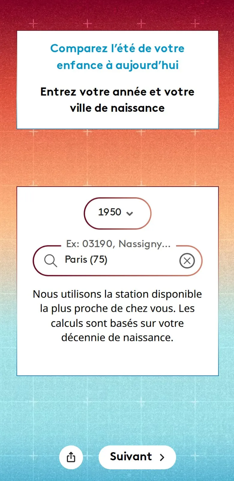 Infographie franceinfo : L'été de votre enfance